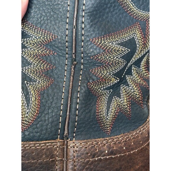 Justin Boots Driller Men’s 9EE Round Toe Leather Western Cowboy WK4665 main image 12